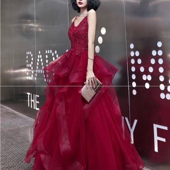 Red Prom Dress - Picture 2 of 6